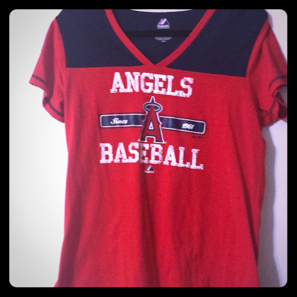 MLB ANGELS Woman’s Tee Shirt Size L
